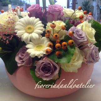 Composizione fiori freschi