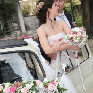 Bouquet romantico rosa