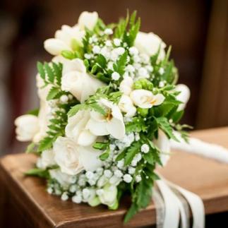 Bouquet sposa bianco